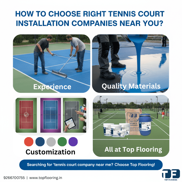 Tennis court installation companies