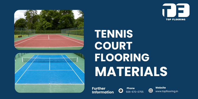 tennis court materials