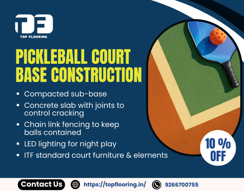 pickleball base construction