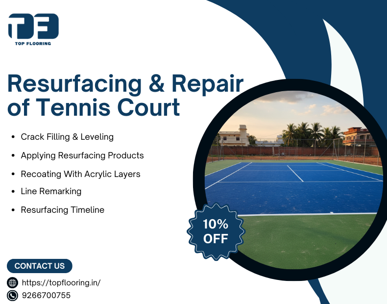tennis court resurfacing bihar