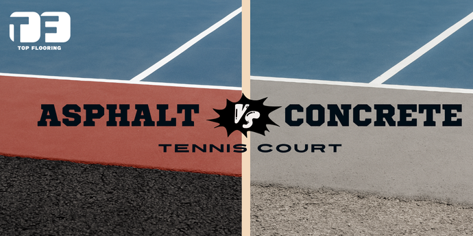 asphalt vs concrete tennis court