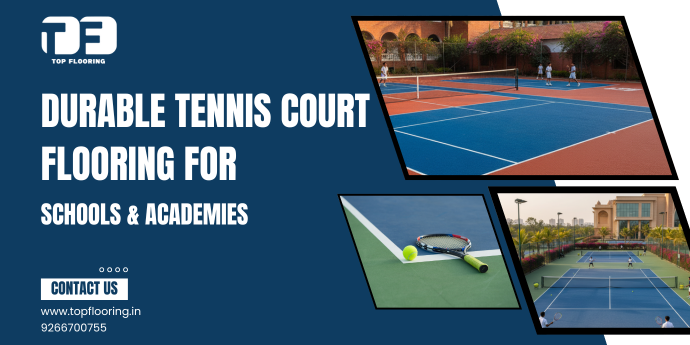 tennis court flooring for school