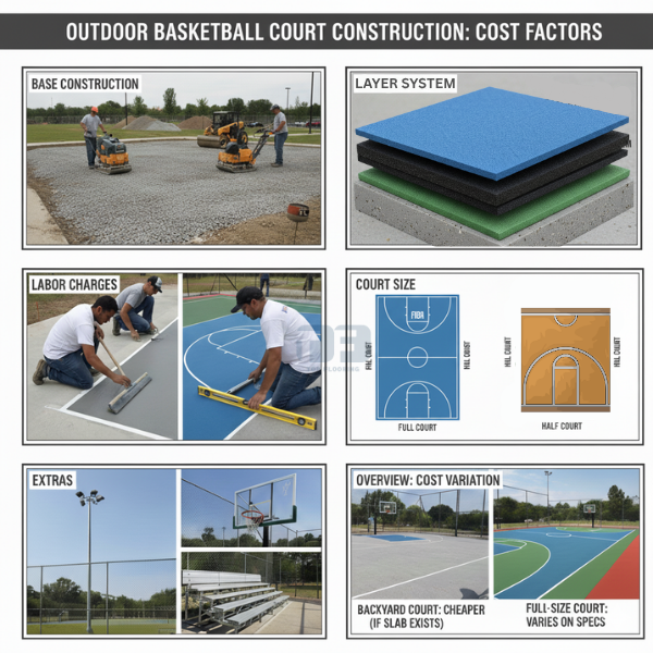 basketball court construction