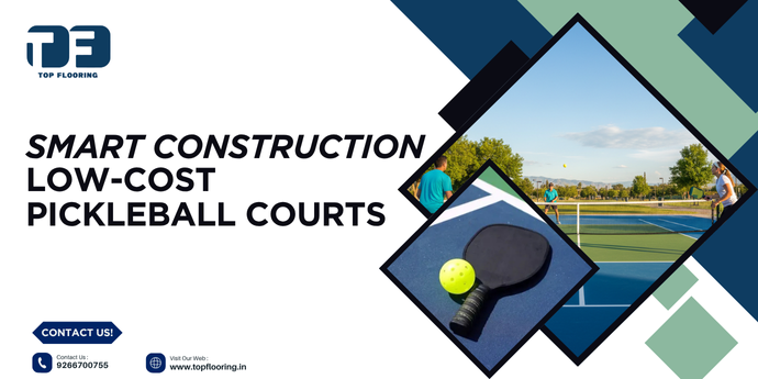low cost pickleball court