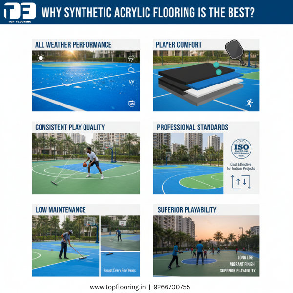 synthetic acrylic flooring