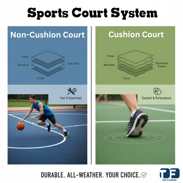 sports court flooring