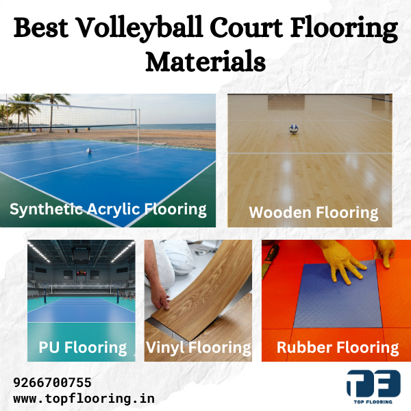 volleyball court materials