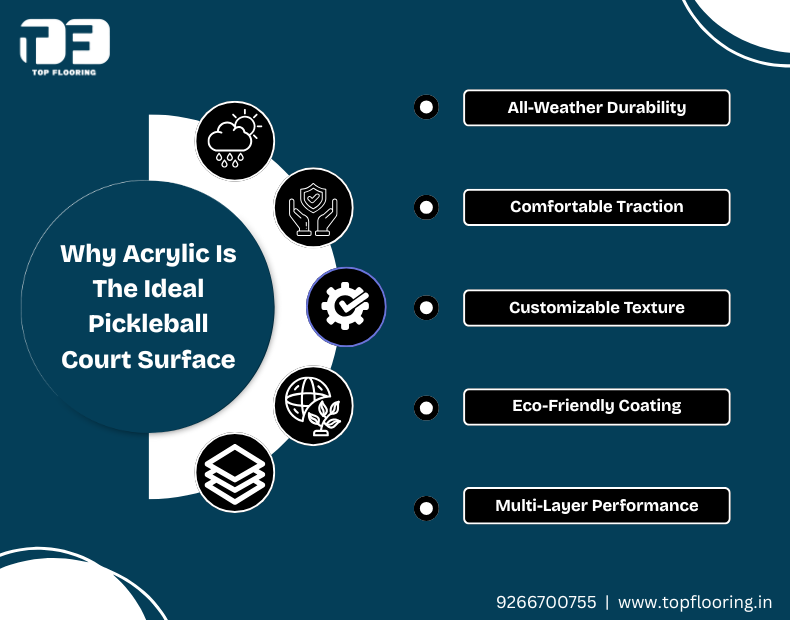 Acrylic Pickleball Court Surface