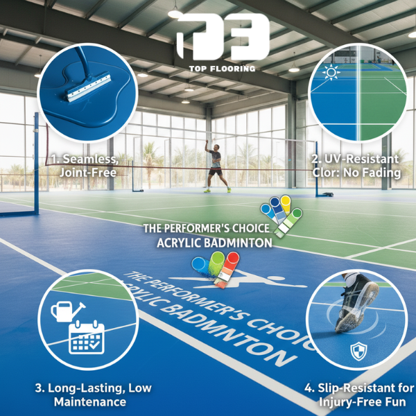 badminton court maintenance