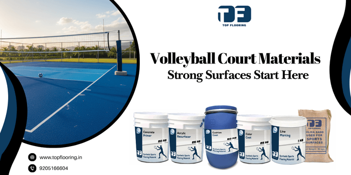 volleyball court materials