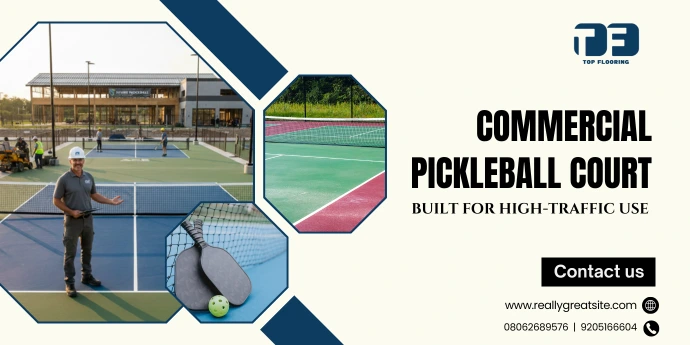 commercial pickleball court contractor