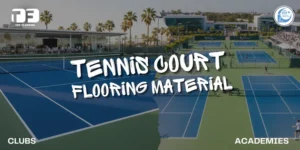 tennis court flooring material