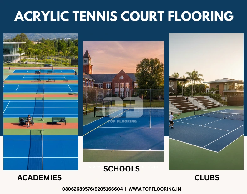 acrylic tennis court flooring