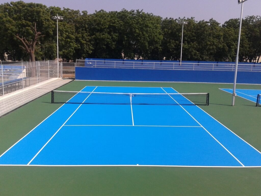 tennis court flooring