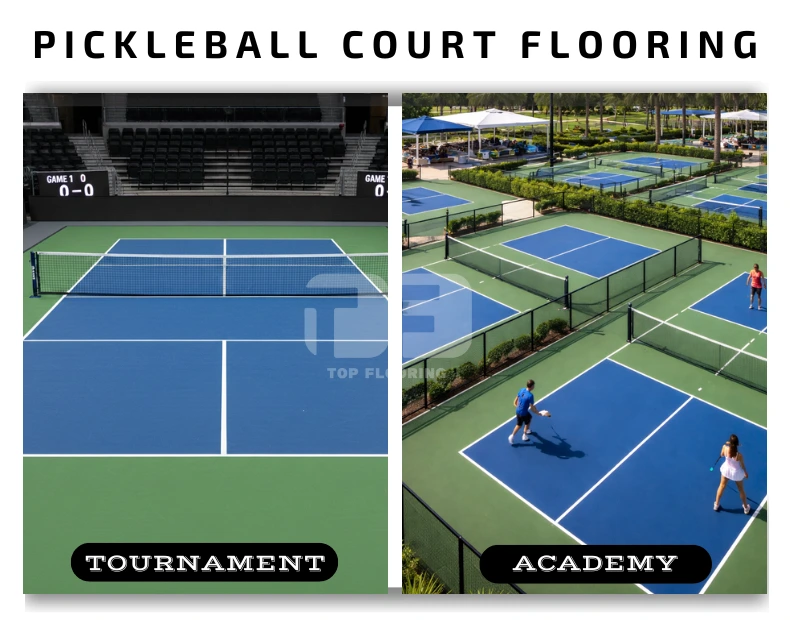 pickleball court flooring