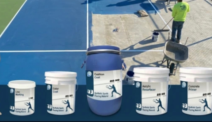 Acrylic Flooring Material Application