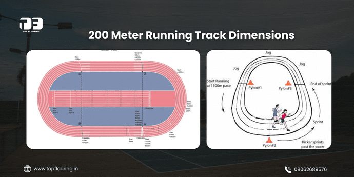 200 Meter Running Track Dimensions