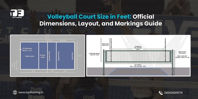 Volleyball Court Size in Feet