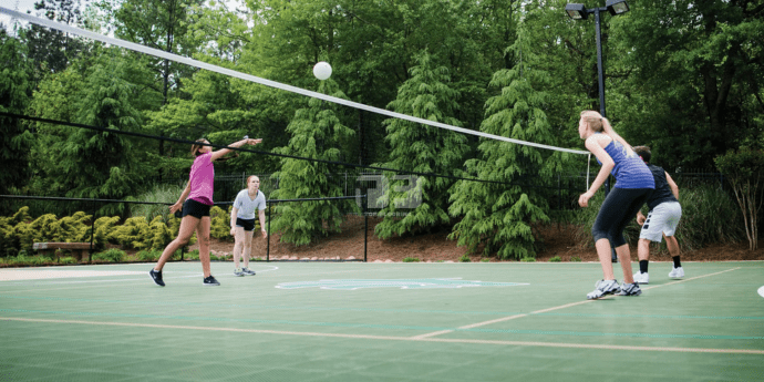 Volleyball Court Construction