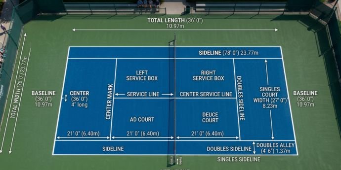 Length of Tennis Court