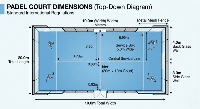 Padel Court Dimensions