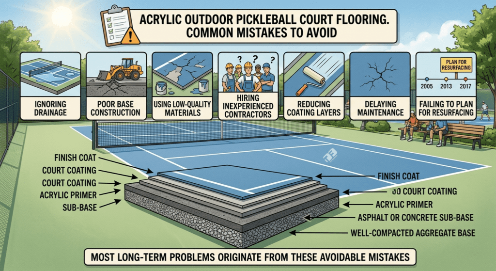 Pickleball Court Flooring