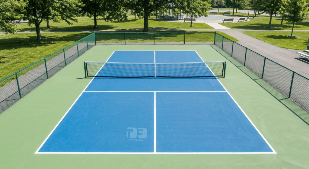 pickleball court material
